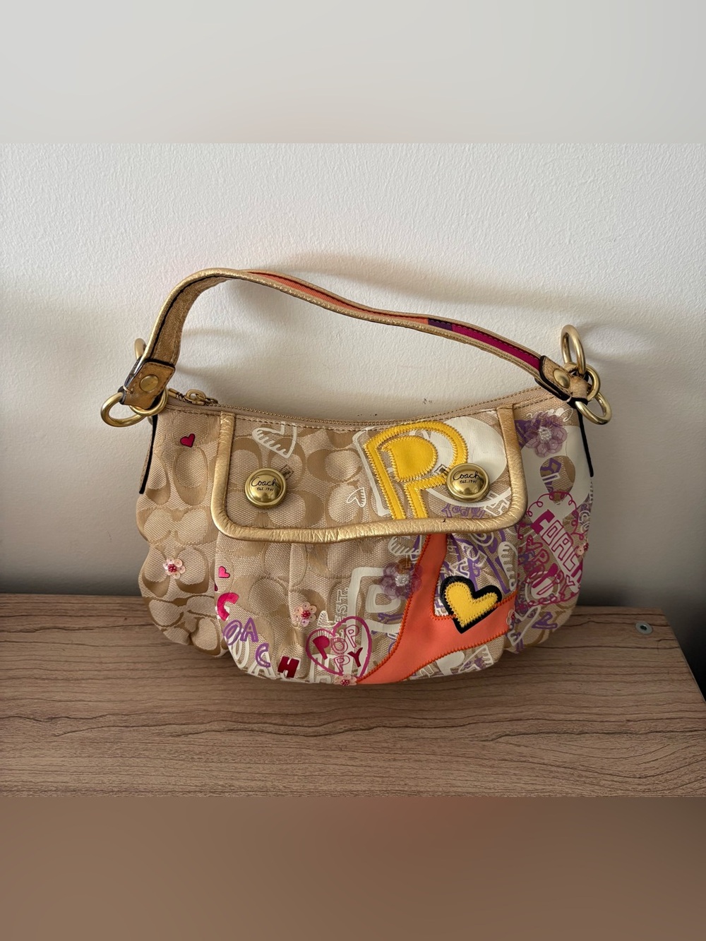 Coach Y2K Poppy Graffiti Hobo bag
Purse sequins